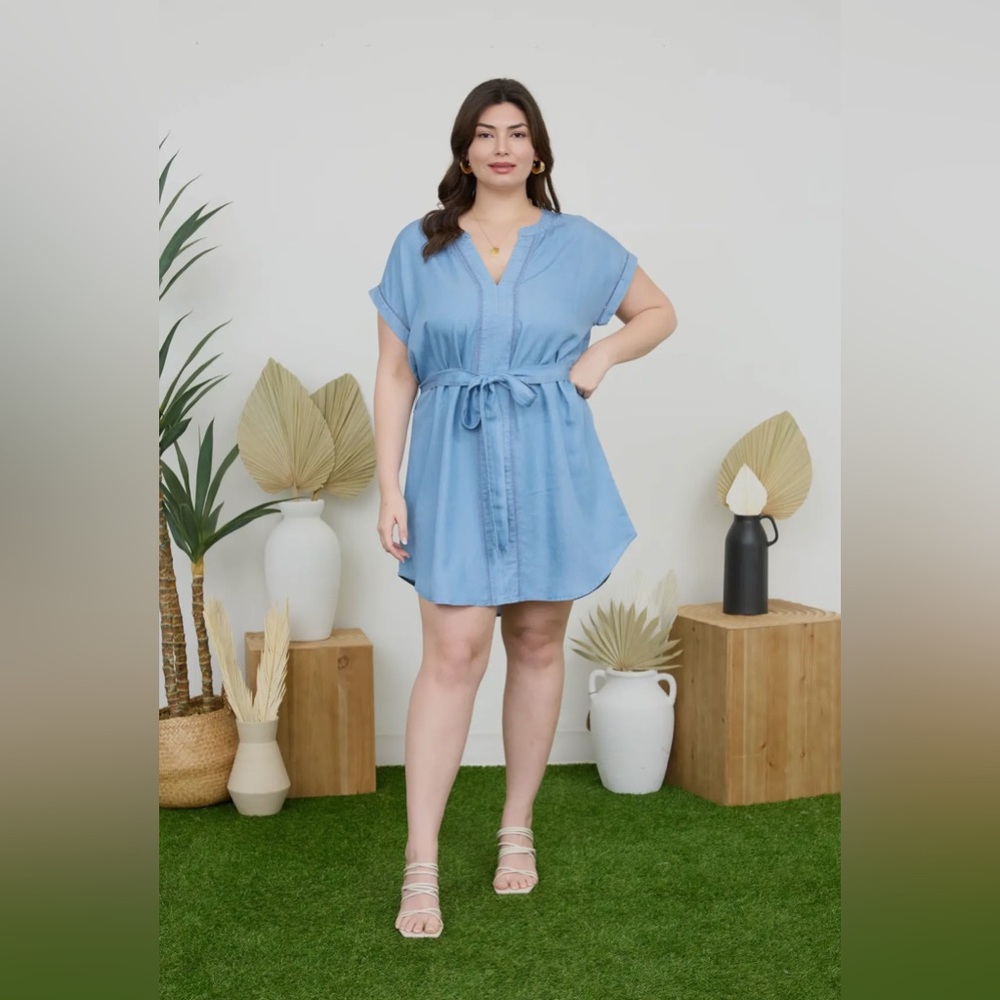 NWT - Terrace Brunch - Mini Shirt Dress